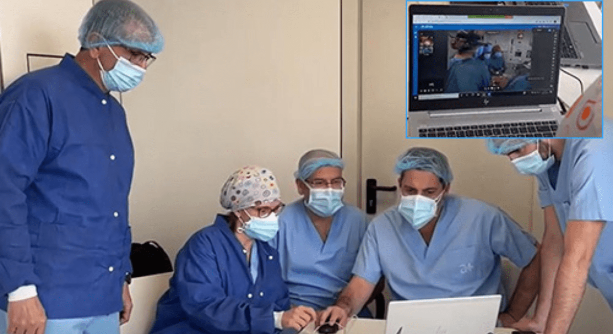 Formación para cirujanos: conexión remota con el quirófano