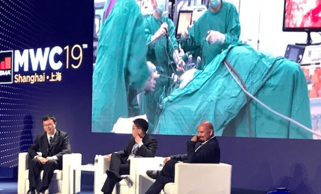 Primera cirugía asistida con 5G en Asia